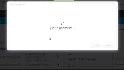 AlertSite UXM - Add New Email Notification Recipient