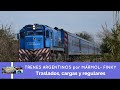 Trenes diesel por Parque Finky y Mármol (Traslados, cargas y regulares)