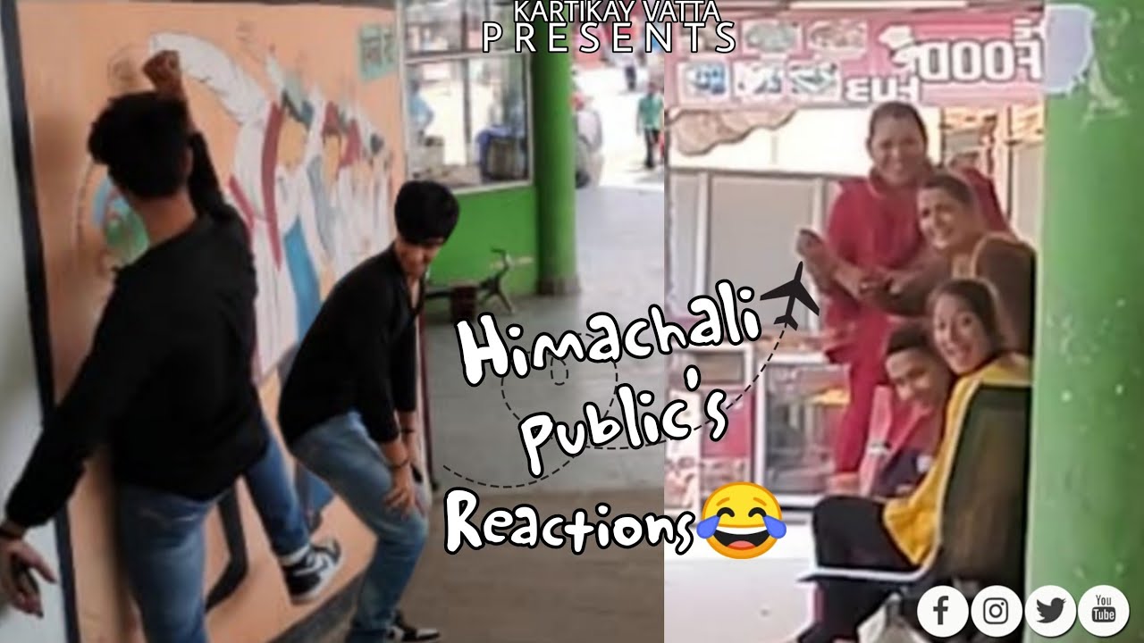 Palampur's (Himachal) first public reaction video 😁❤️ part -1 || Kartikay Vatta #trending #himachal