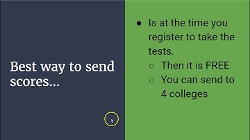 How to send SAT and ACT scores to college