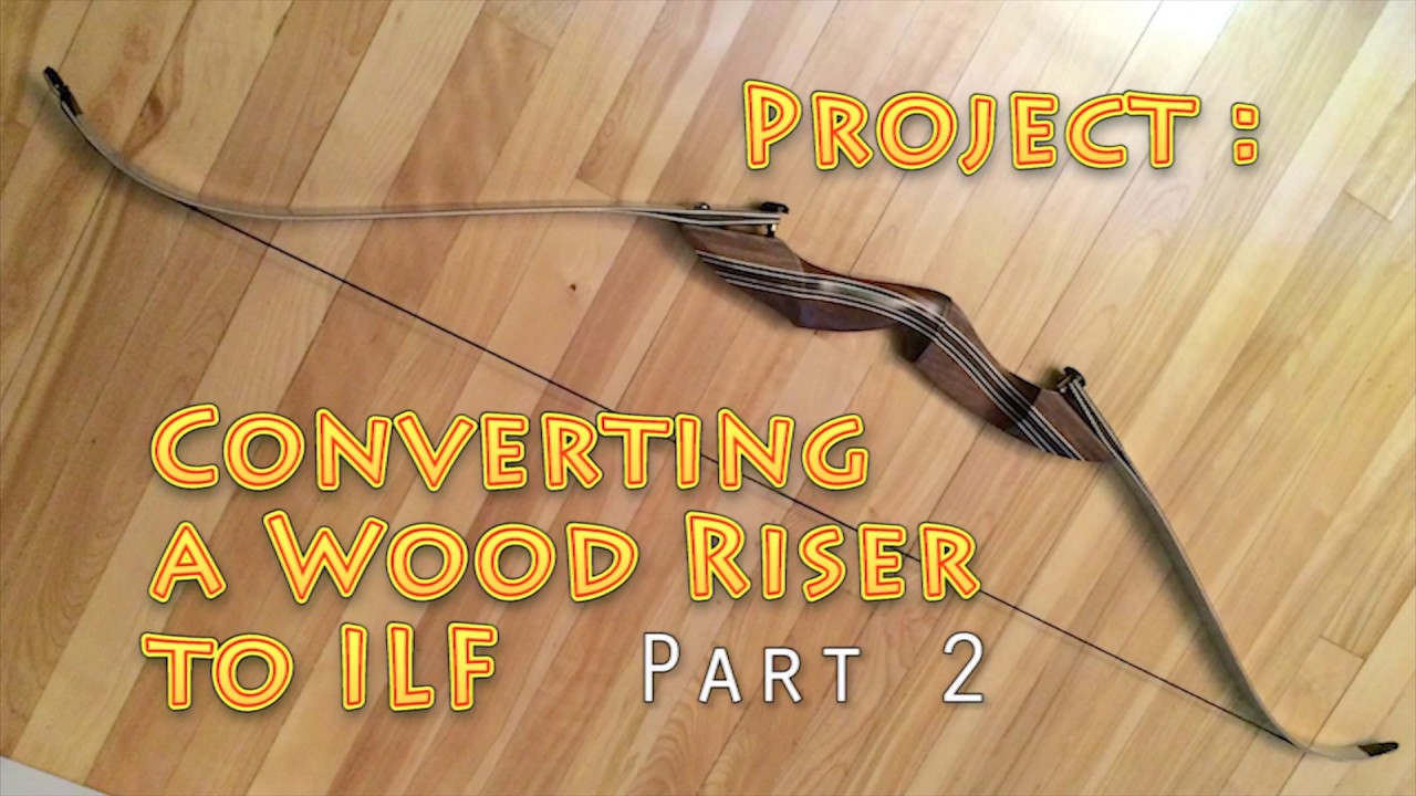 Stark Archery Laminated Wood & Fiber ILF Recurve Bow Limbs MEDIUM Length 