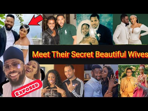 Top Nollywood Actors & Their Secret Beautiful Wives You Don't Know | Family, Children