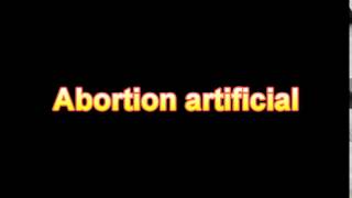 definition of Abortion artificial intelligence medical dictionary online