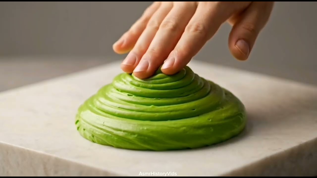 Ai Crunchy Slime ASMR Compilation 🌿 Relaxing Press & Knead Visuals