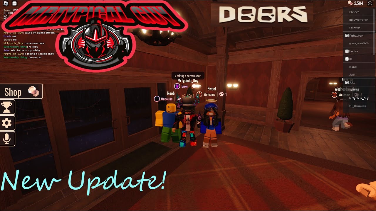Attempting to Beat door 100 in new doors update! - YouTube