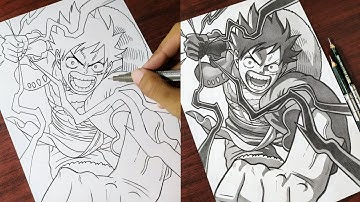 How to Draw "Monkey D. Luffy" [One Piece] | Step by Step (Tutorial) - Anime Drawing