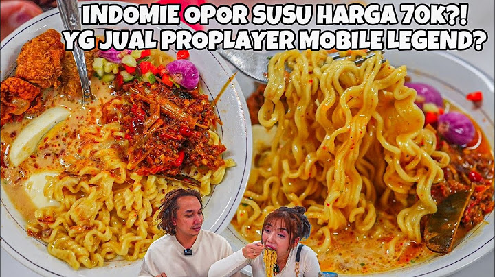 VIRAL! INDOMIE OPOR SUSU HARGA 75RB, NGANTRI PANJANG BGT