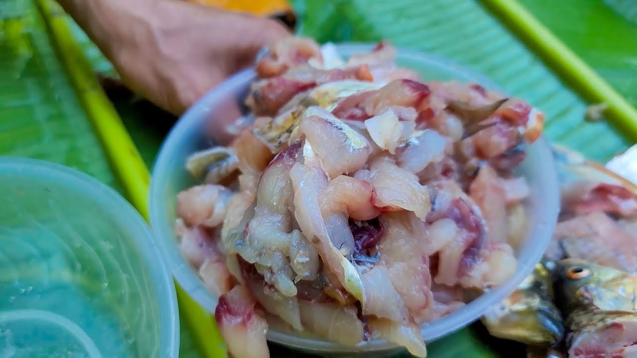 BẮT CÁ DỌN BỂ NẤU LẨU RAU RỪNG