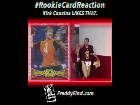 Rookie Card Reaction - @Kirk.CousinsYT LIKES THAT.