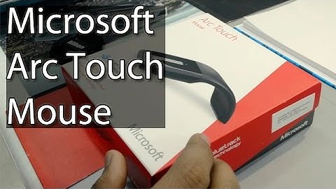 Microsoft Arc Touch Wireless Mouse Unboxing And Hands On Review