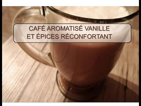 CAFÉ AROMATISÉ VANILLE ET ÉPICES.. SIROP D'ÉRABLE..RÉCONFORTANT ☕💗