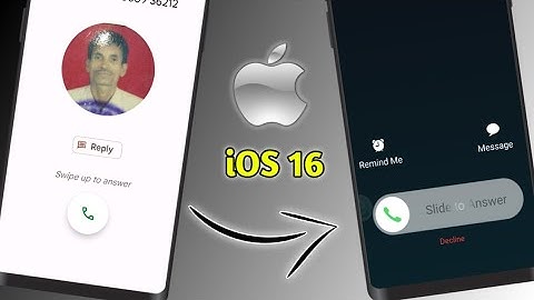 🔥iOS 16 I Call Screen ||  i phone 14 Pro Max || #iphone #android #callscreen #rahul #youtube