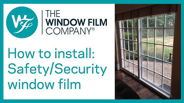 How To Install Clear Safety & 🔒 Security Window Film 🔒 | WindowFilm.co.uk
