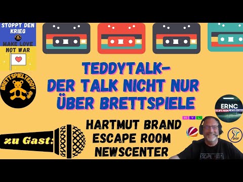 Teddytalk - der Talk nicht nur über Brettspiele mit Hartmut Brand - ERNC - Brettspiel Teddy