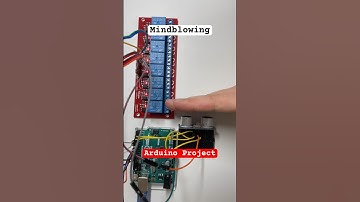 Best and Most Random Distance Sensor DIY Arduino Project with Relais Shield #arduino #electronics