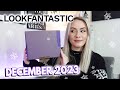 Lookfantastic beauty box december 2023 unboxing   miss boux