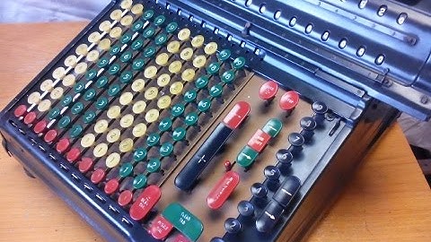 70 years old Marchant Silent Speed ACT 10M calculator
