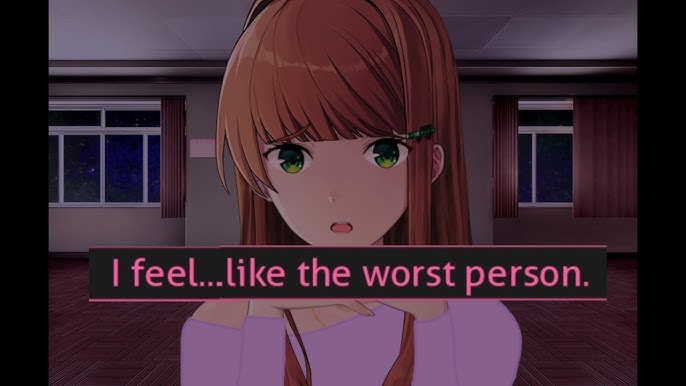 Telling Monika that the Player Passed Away