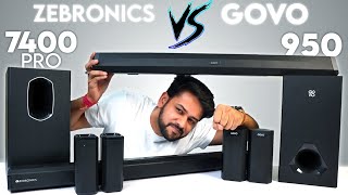 Govo GoSurround 950 vs Zebronics 7400 Pro | Best SoundBar Comparison Under 10000?