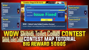 WOW SKIBIDI TOILET COLLAB Creation Contest | How To Submit Skibidi Toilet Map | Map Submission Fixed