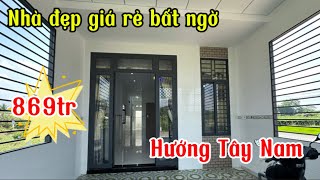 Bán nhanh căn nhà giá rẻ cho bà con tài chính tầm trung an cư chỉ cách chợ Long Hoa chỉ 4km(180)