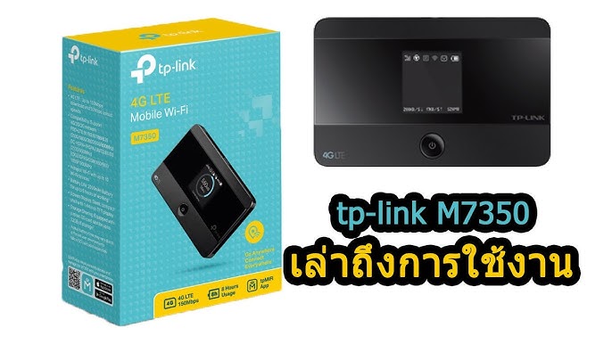 TP-Link M7350 4G LTE Mobile Wi Fi : Review, Unbox, Setup and connect phone  to mobile wifi 