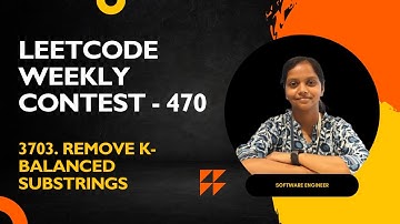 Leetcode | 3703  Remove K Balanced SubStrings  | Java | Deque | Weekly Contest - 470
