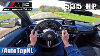 535HP BMW M3 F80 Competition POV *DRIVE & SLIDE* by AutoTopNL