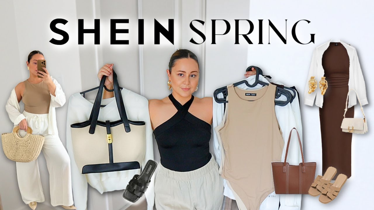 SHEIN SPRING HAUL 2024   Vacation Outfits SpringSummer Must Have Basics  How to Dress Expensive