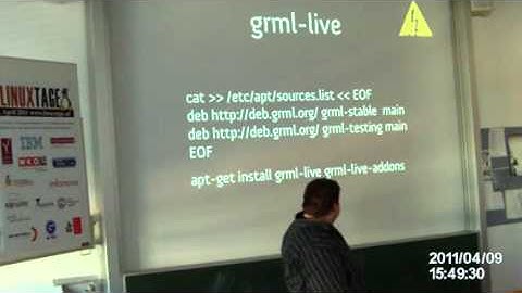 Grazer Linuxtage 2011: Server-Deployments mit Grml