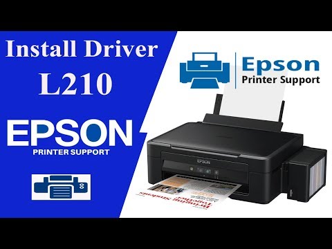 EPSON L210 Driver, How To Install - YouTube