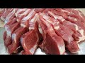 amazing goat cutting skills fastest mutton cutting skills Har item alag alag Banega