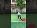 インターハイ優勝選手の必殺魔球サーブがヤバすぎた！！【ソフトテニス】#shorts