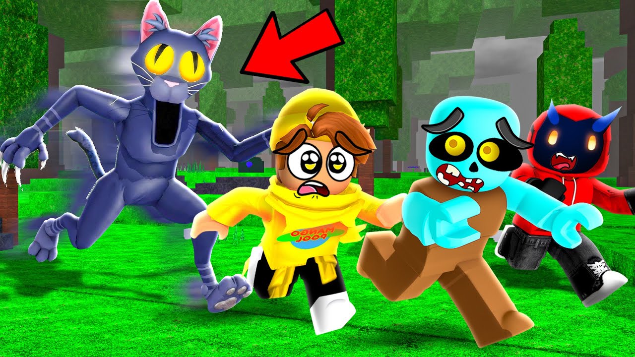 THE CAT IS HERE in 99 Nights in The Forest...