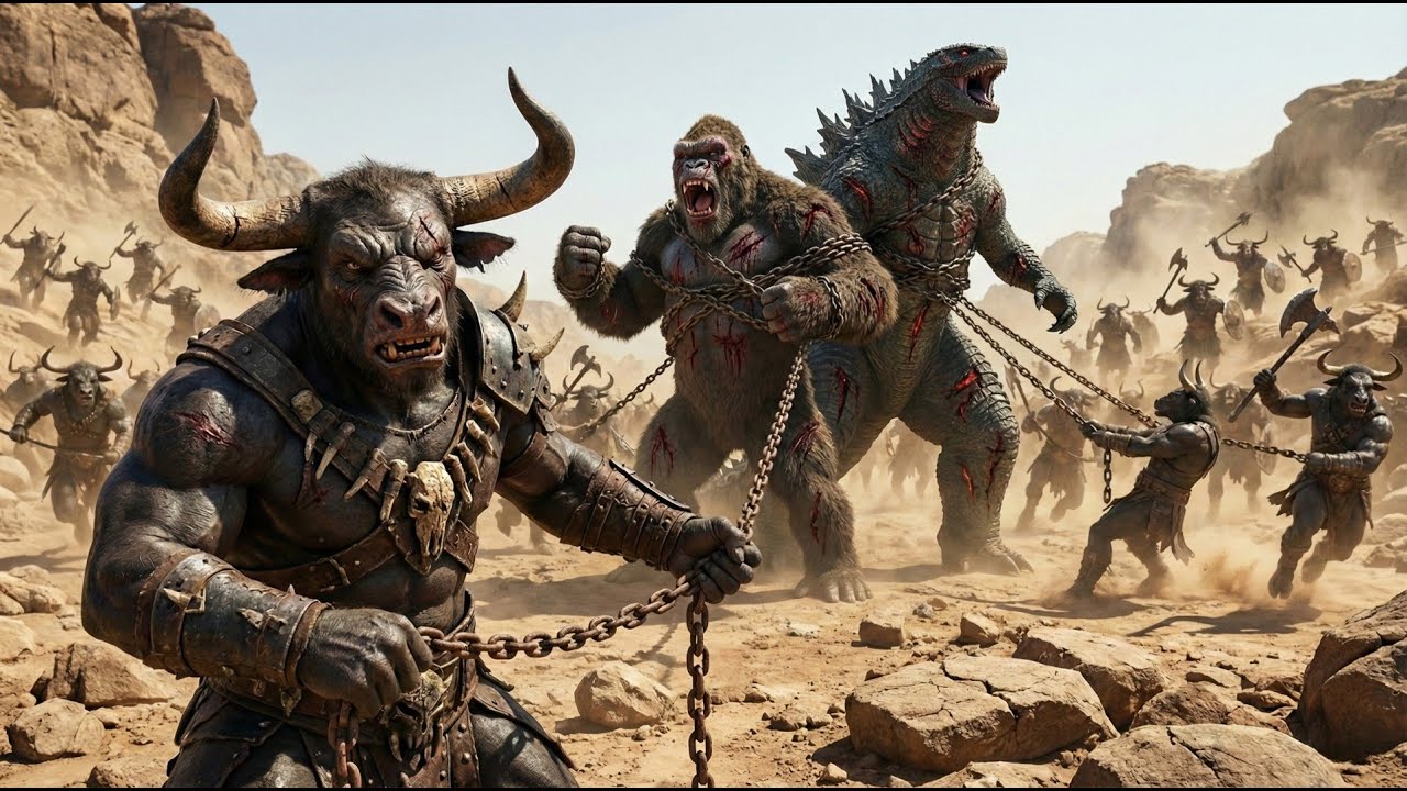 King Kong & Godzilla vs Minotaur Warriors | They Chained the Titans… Big Mistake