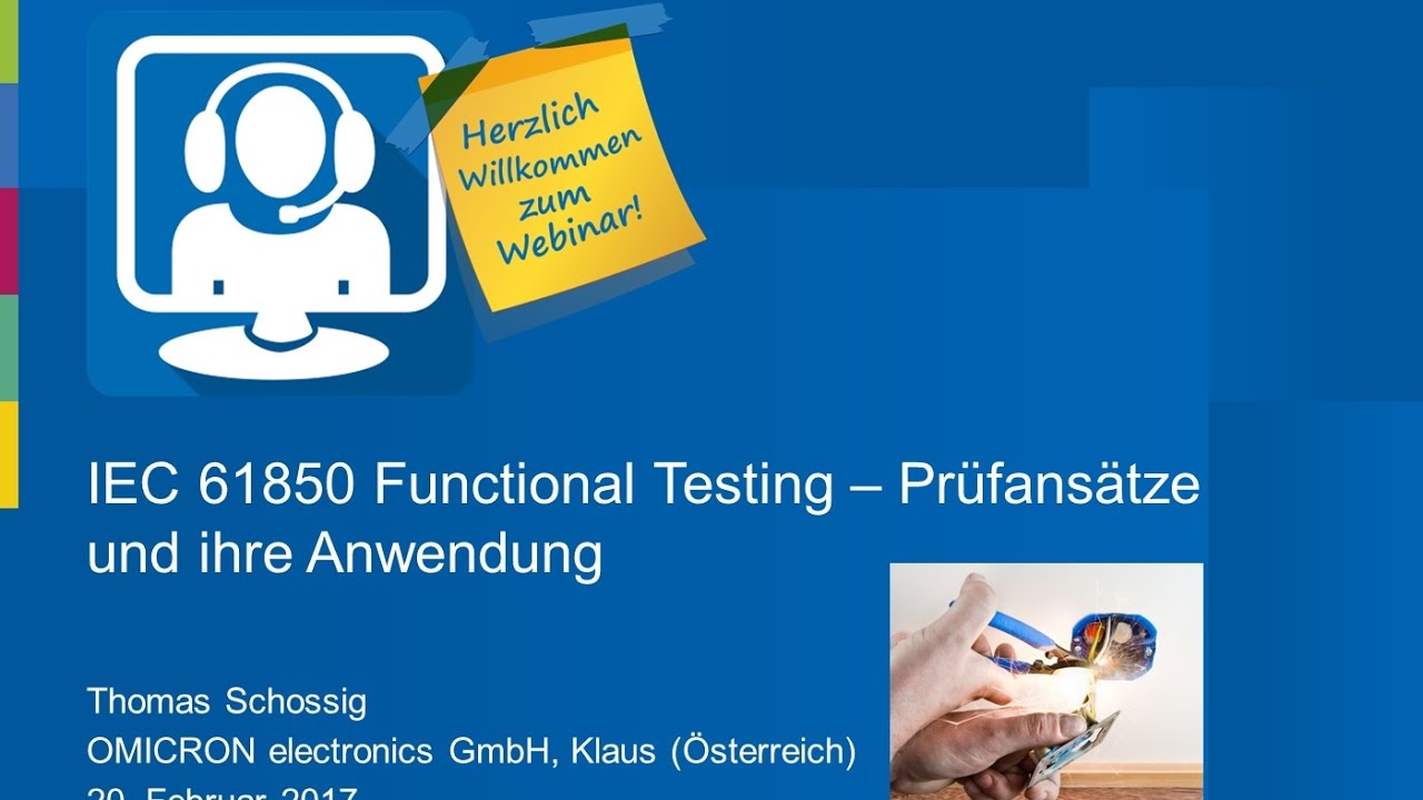 IEC 61850 Functional Testing - Prüfansätze und ihre Anwendung