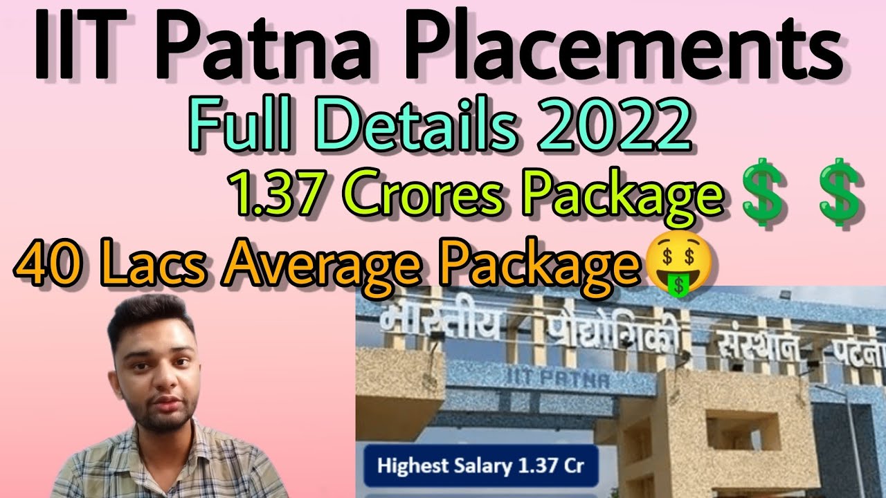 40 Lacs Average Package😍IIT Patna Full Placements 2022🔥Fastest Growing