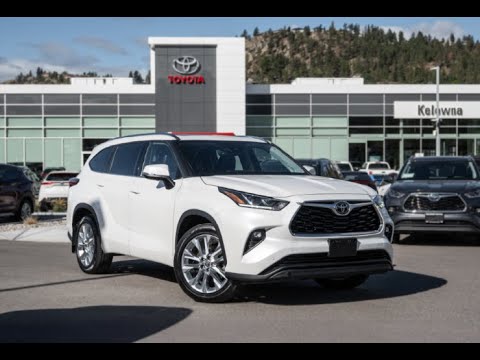 White Used 2020 Toyota Highlander Limited Walkaround - Kelowna Toyota ...