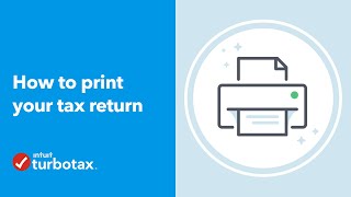 How to print your TurboTax return  TurboTax Support Canada