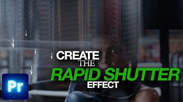 Create the RAPID Shutter Effect in Premiere Like a Pro
