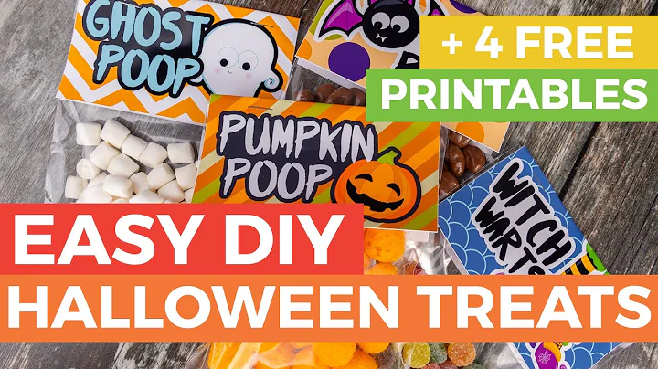 FREE Halloween Treat Bag Toppers | Easy DIY Halloween Treat Tags