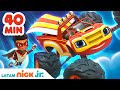 Blaze y los Monster Machines | 40 MINUTOS de las mejores misiones con Blaze y AJ | Nick Jr.