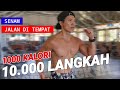 JALAN DITEMPAT 10.000 langkah bisa 1000 kalori ⁉️