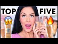 5 NEW FOUNDATIONS THAT I'M OBSESSED WITH!! DRUGSTORE + HIGH END!!