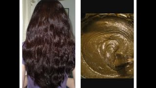 Turn grey hair in only one application// How to prepare henna hair dye paste for silky smooth hair
