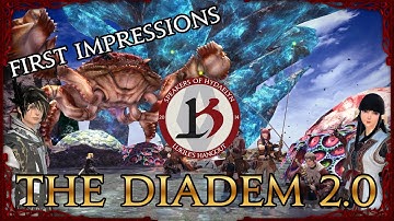 FFXIV Diadem 2.0 - First Impressions! [Stream Highlight]