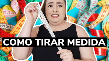 Como medir largura de roupa?