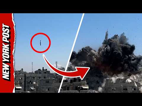 Israeli Missile OBLITERATES Residential Building in Gaza Refugee Camp
