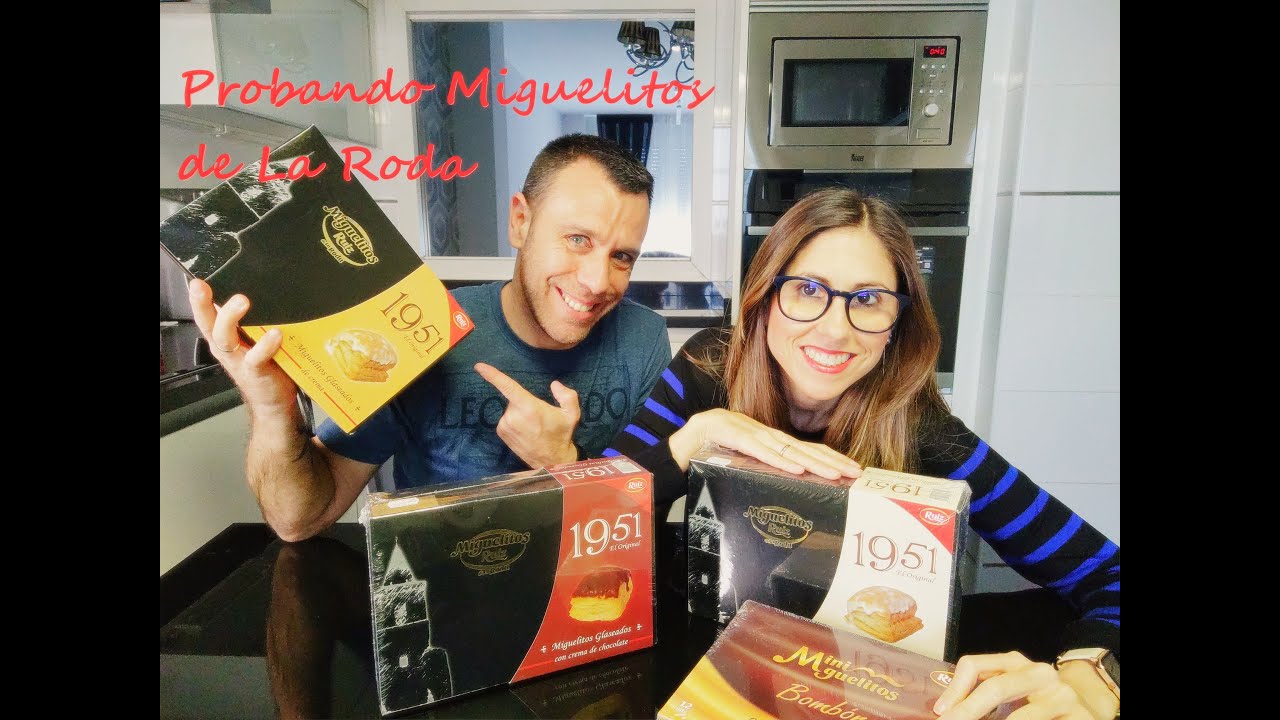Probando Miguelitos de La Roda