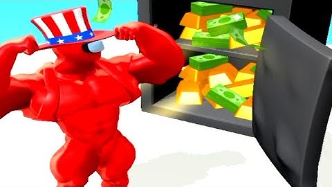 Muscle Rush - All Levels Gameplay Android,iOS New Game (Levels 39-40)